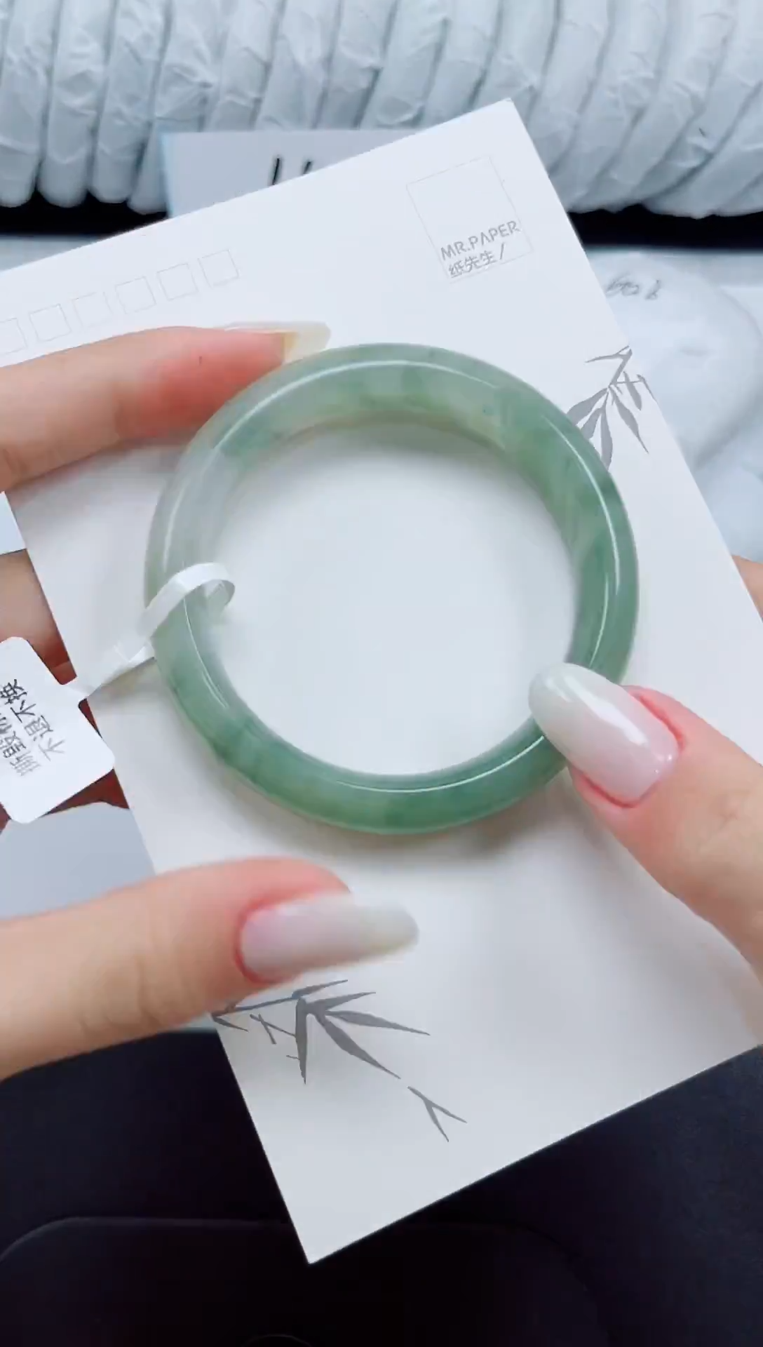 未镶嵌手镯石英质玉24-52.4