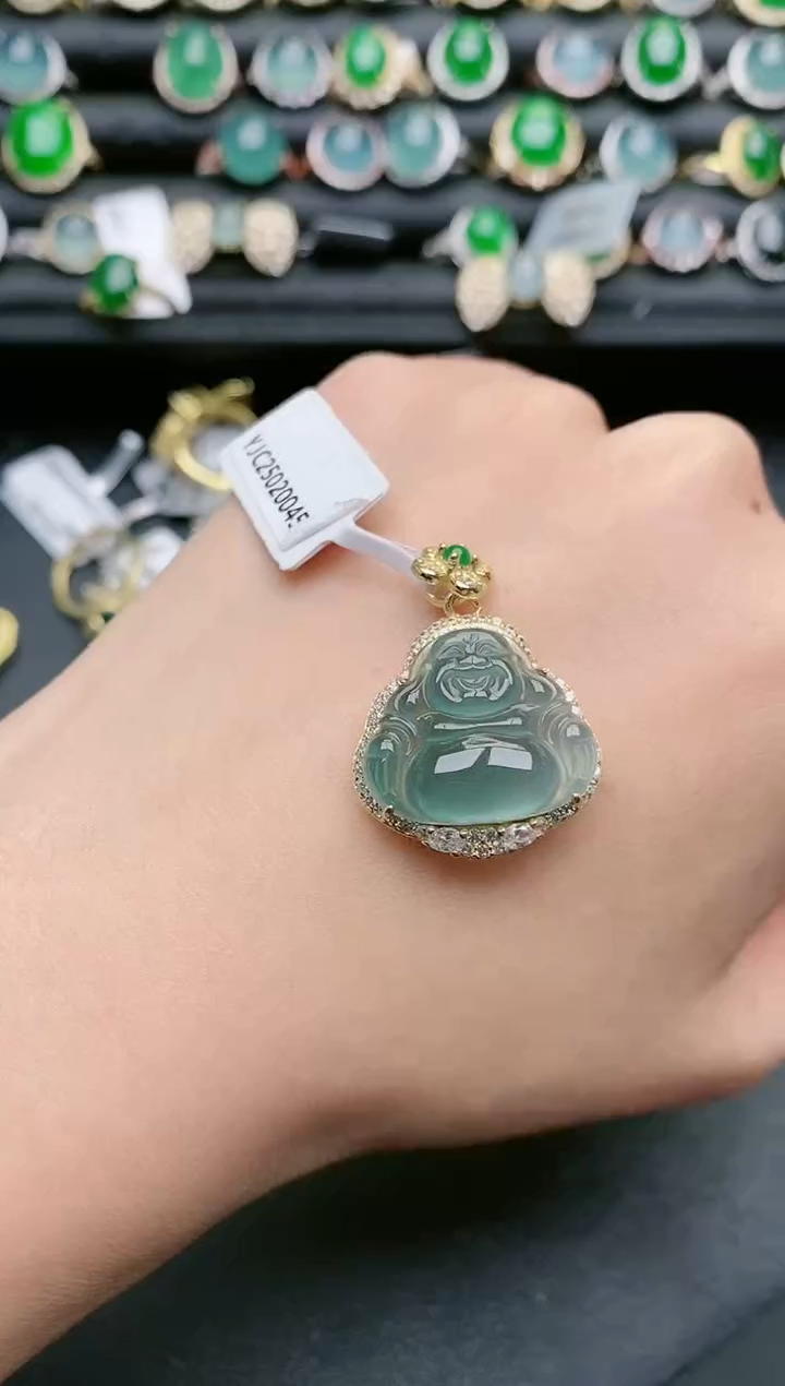 【闪购商品】翡翠戒指银S925镶嵌111111