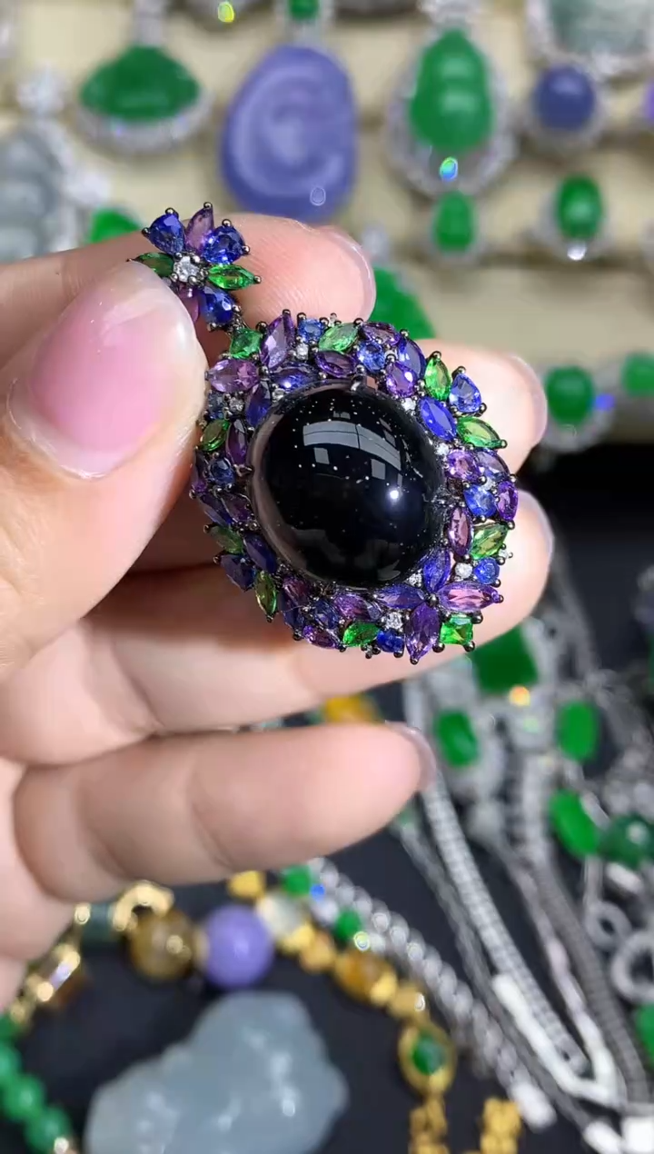 【闪购商品】翡翠颈饰18K金镶嵌816-中国好珍宝