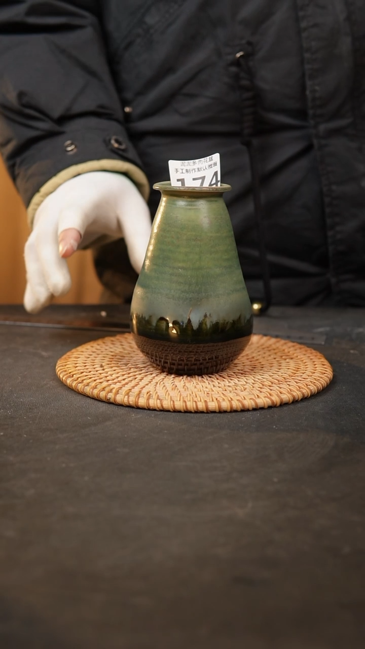 【闪购商品】瓷片174泥泥手工花盆