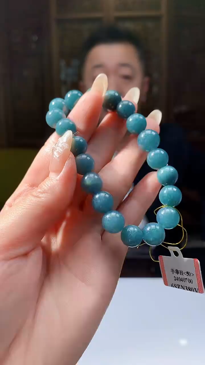 【闪购商品】定制翡翠未镶嵌8051jj-毛货手串33