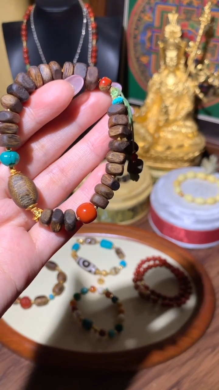 【闪购商品】沉香手把件沉香手串