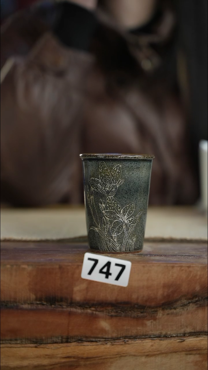 【闪购商品】杯等烟雨陶瓷手作杯747