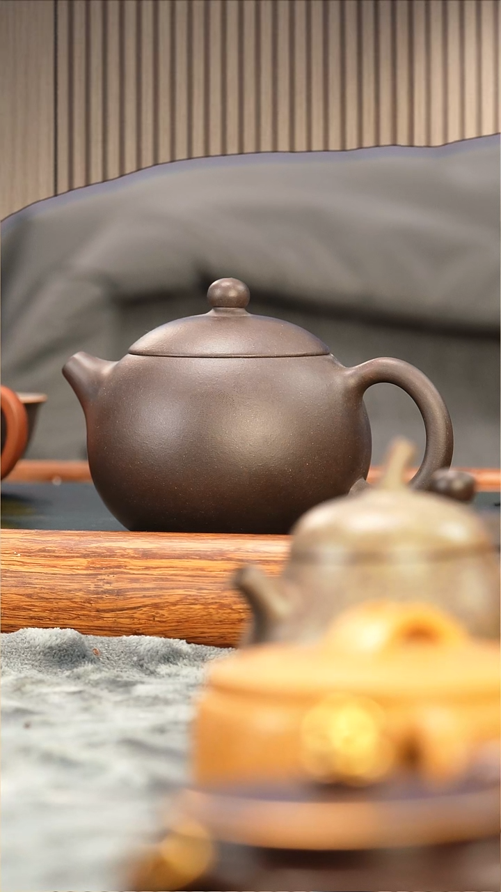 茶壶紫砂紫泥光塑西施