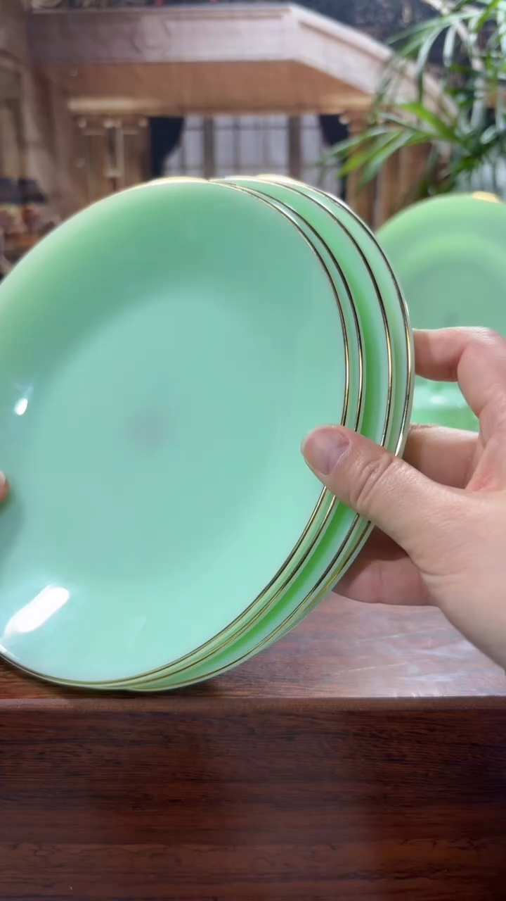 【闪购商品】...8英寸深盘4个  玉瓷【贝美】