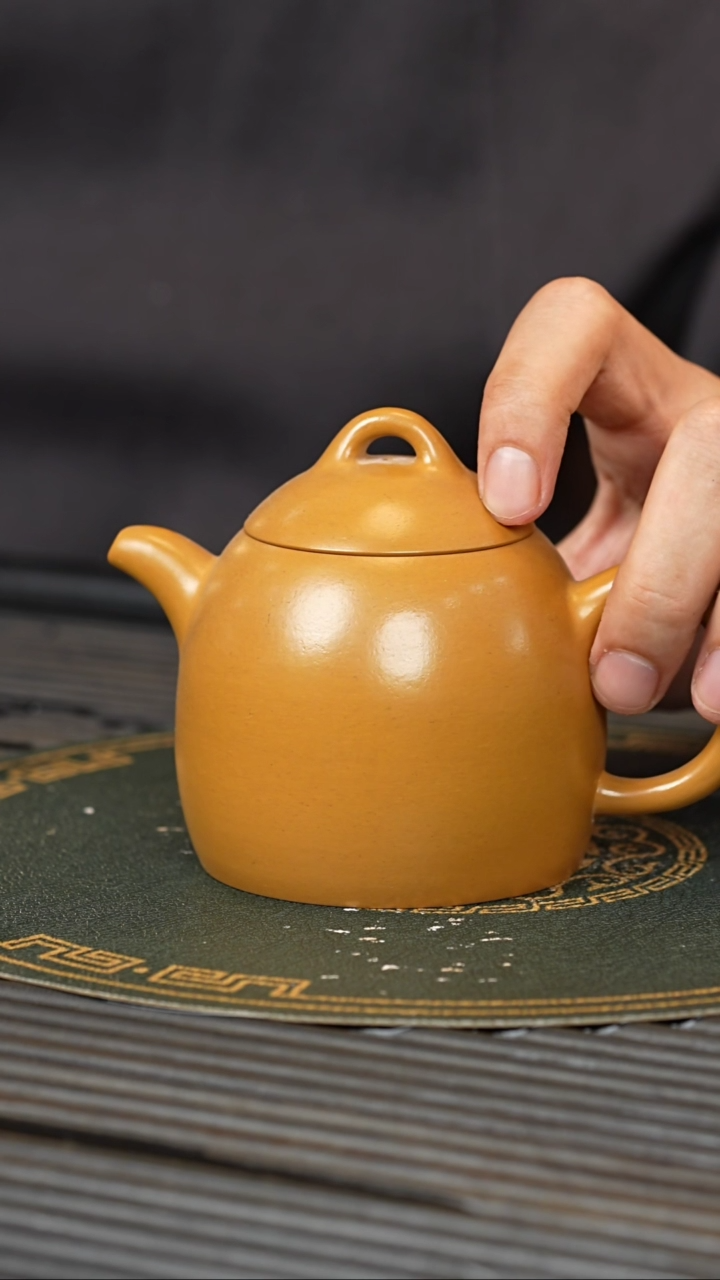 【闪购商品】紫砂茶壶GJY 黄金朱泥 秦权 