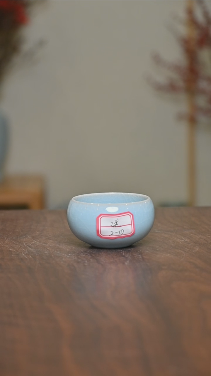 【闪购商品】其他微瑕天青釉截屏无款小禅定