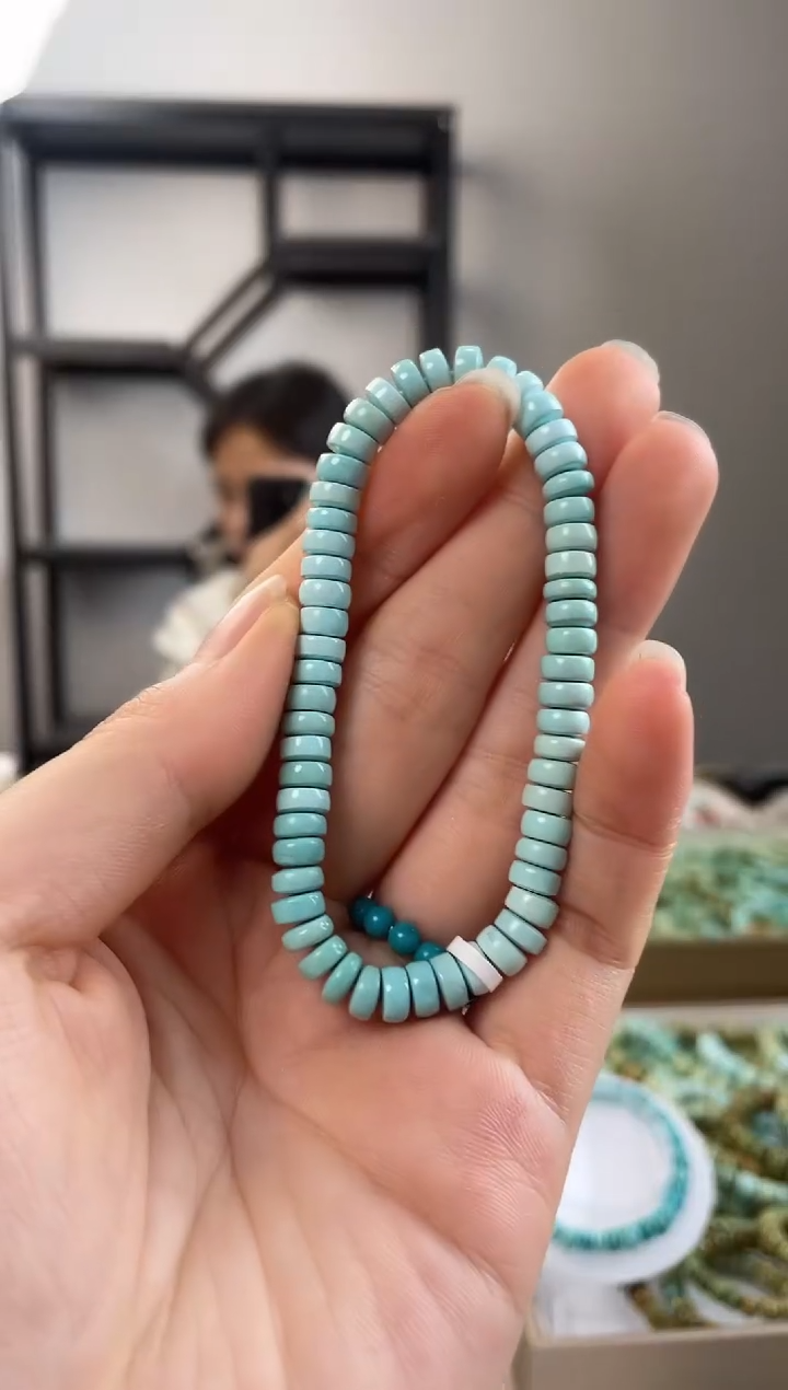 【闪购商品】绿松石珠宝奇石未镶嵌6.2+mm