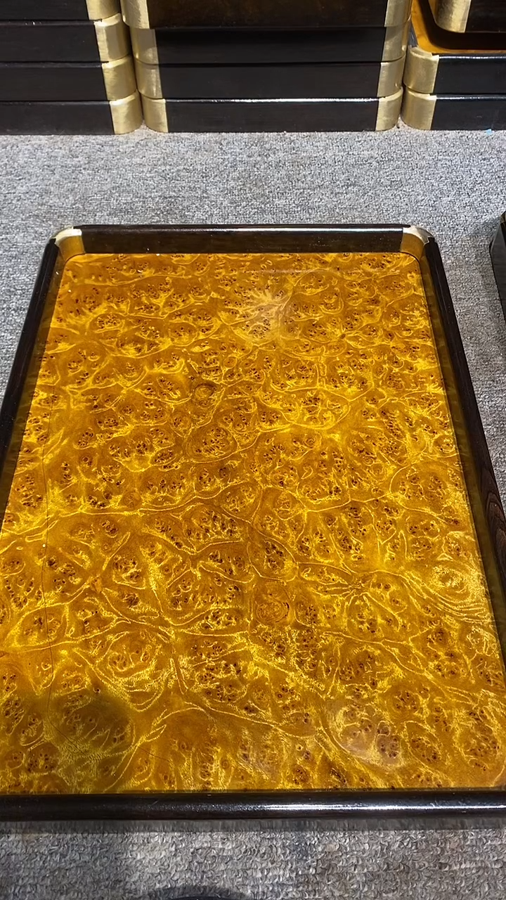 木木雕款问****春大茶盘一个