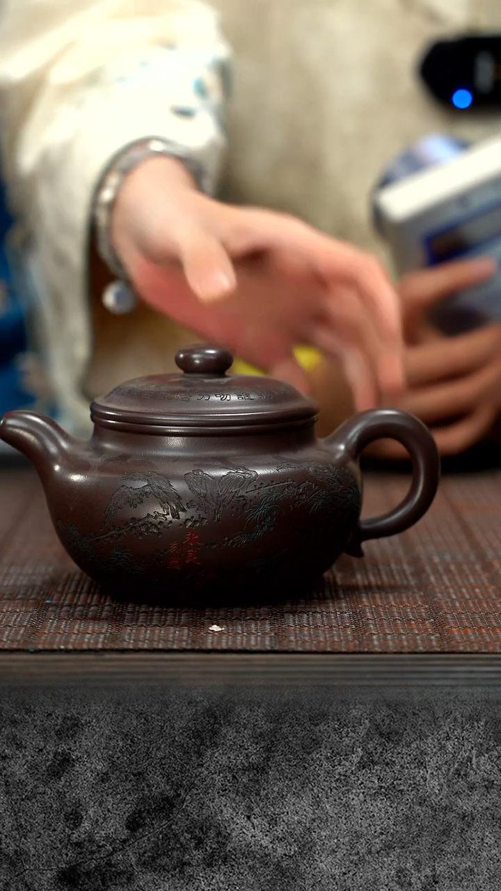 【闪购商品】紫砂茶壶仿古 负氧紫泥 FYL