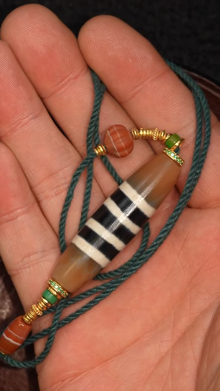 未镶嵌颈饰玛瑙/玉髓128冲赛康胡子哥，DIY一