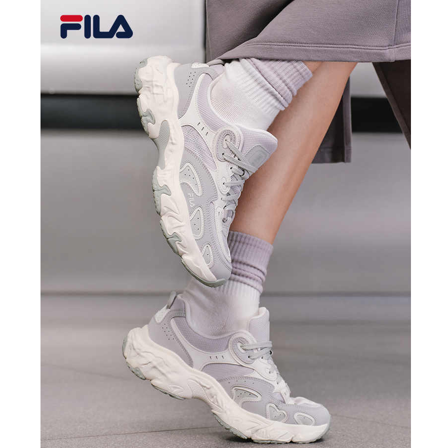 杨幂同款FILA 斐乐官方女鞋老爹鞋2025冬季新款飓风鞋休闲运动鞋
