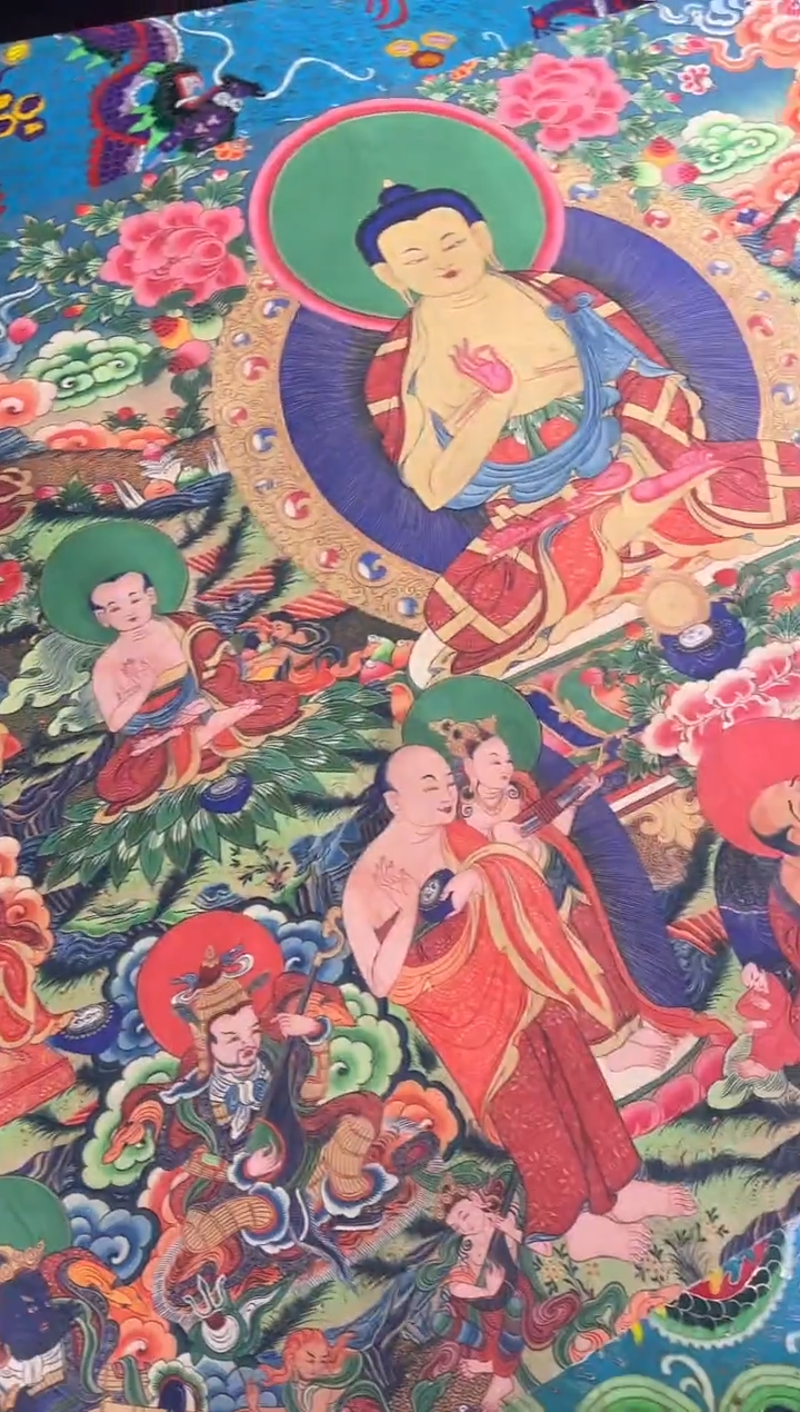 卷轴画天天的唐卡tk160
