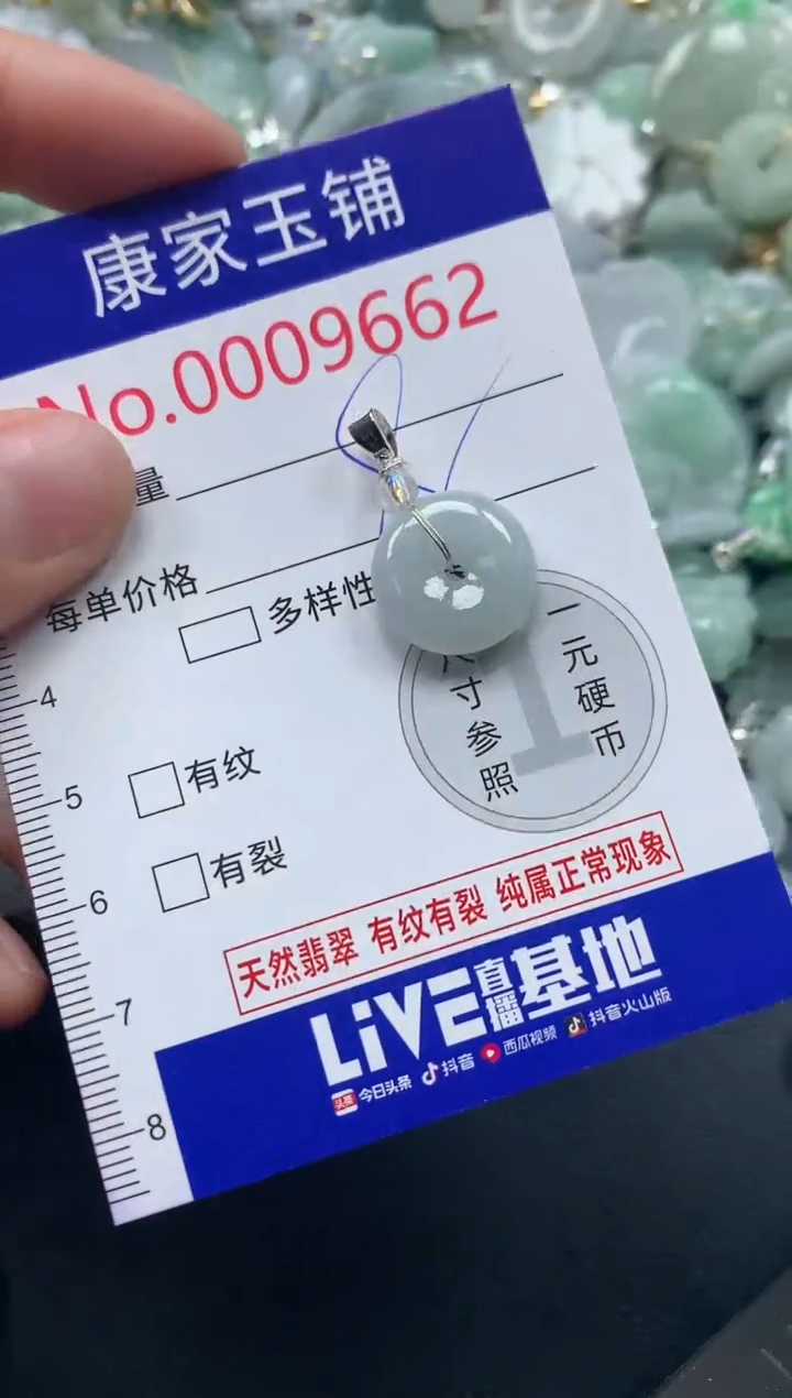 颈饰未镶嵌翡翠9662