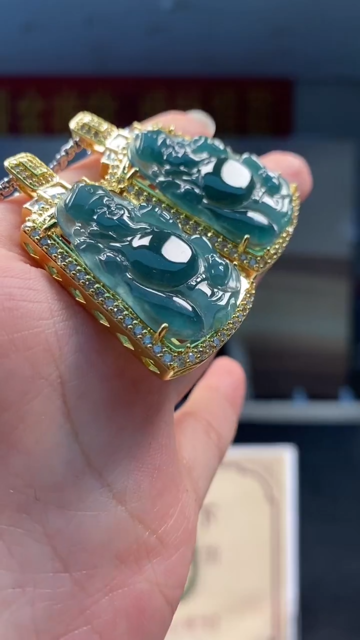 颈饰未镶嵌翡翠多样性发货【只发一件】*q29