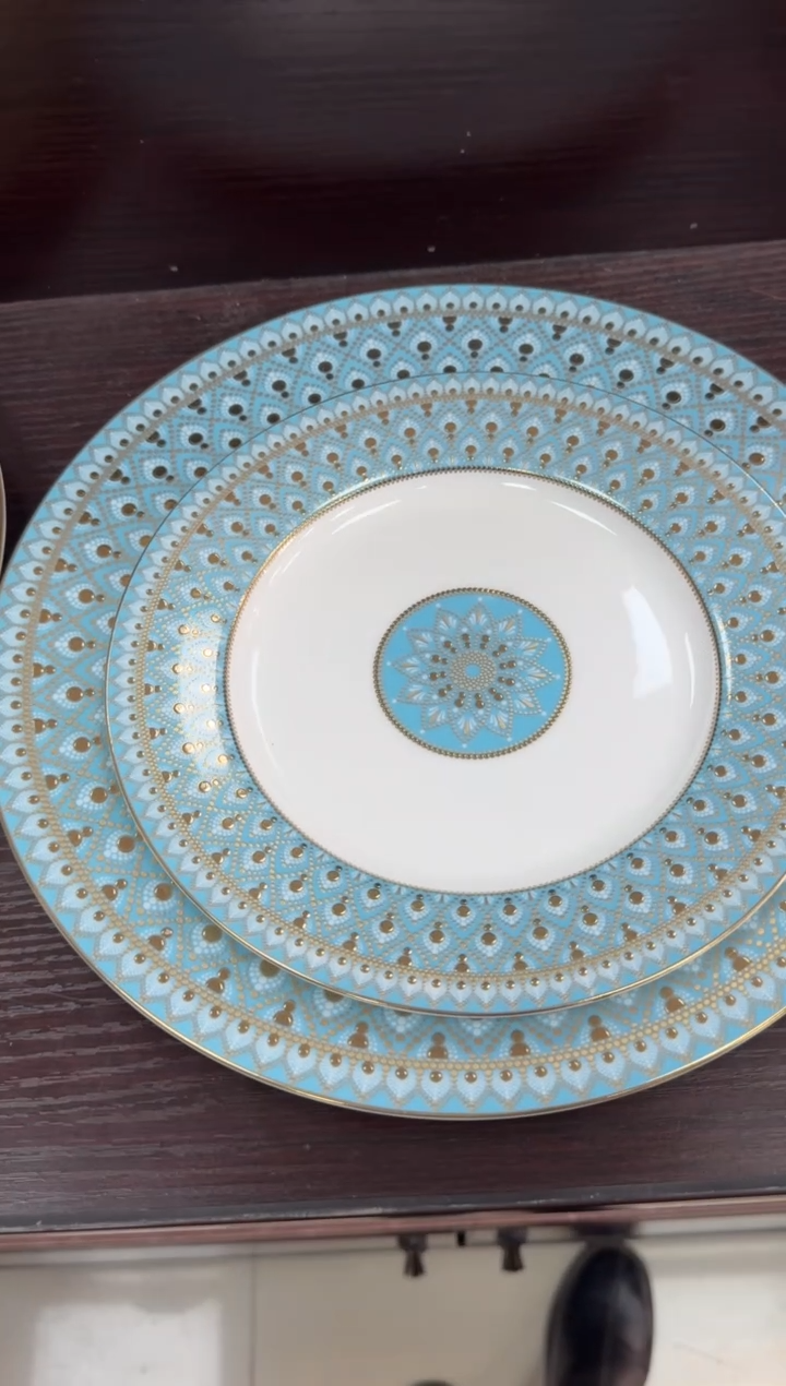 【闪购商品】瓷片10.5+8英寸大小盘 微瑕