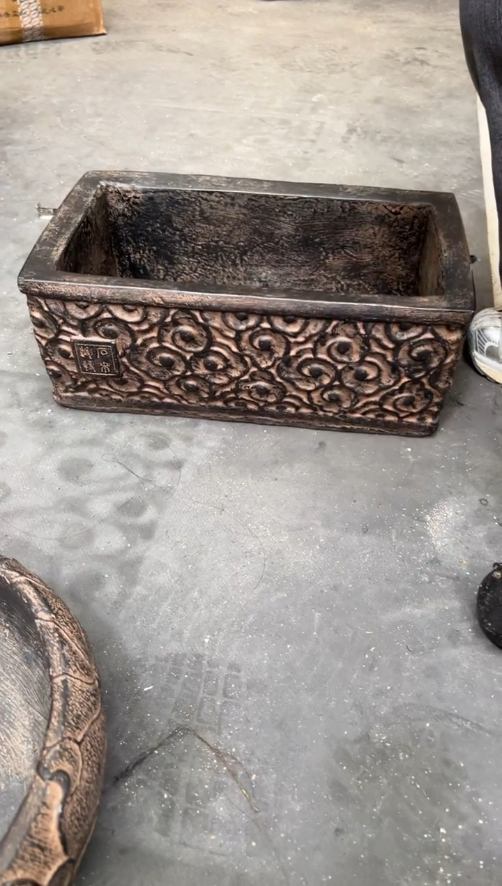 陶土【火山泥】大方时来运转盆