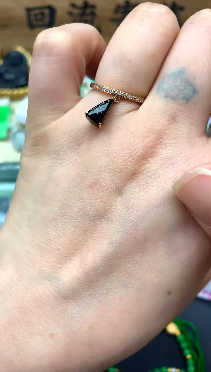 【闪购商品】翡翠戒指18K金镶嵌247-中国好珍宝