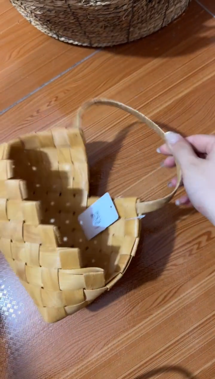 雨**滴微瑕捡漏 水杉木挂篮