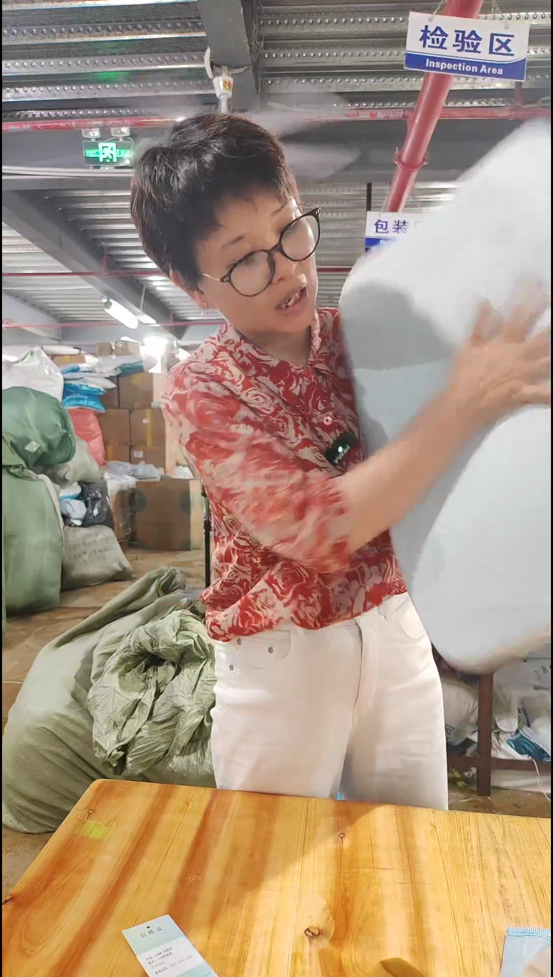 涤纶（聚酯纤维）枕芯颈椎枕一只装 莱克因