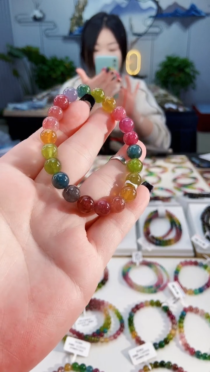 【闪购商品】碧玺手链未镶嵌G2405-1单圈颜色微差发1