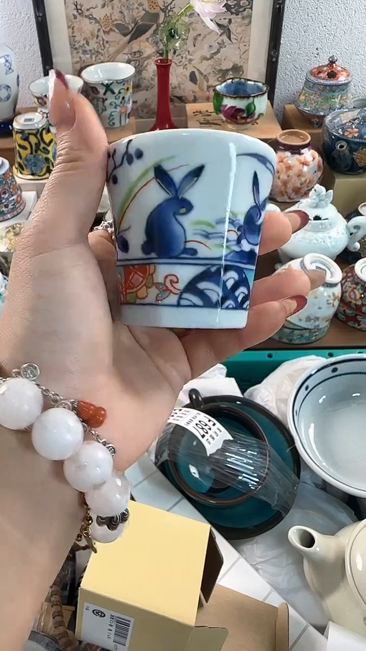 【闪购商品】茉莉甄选蓝凛堂小兔杯