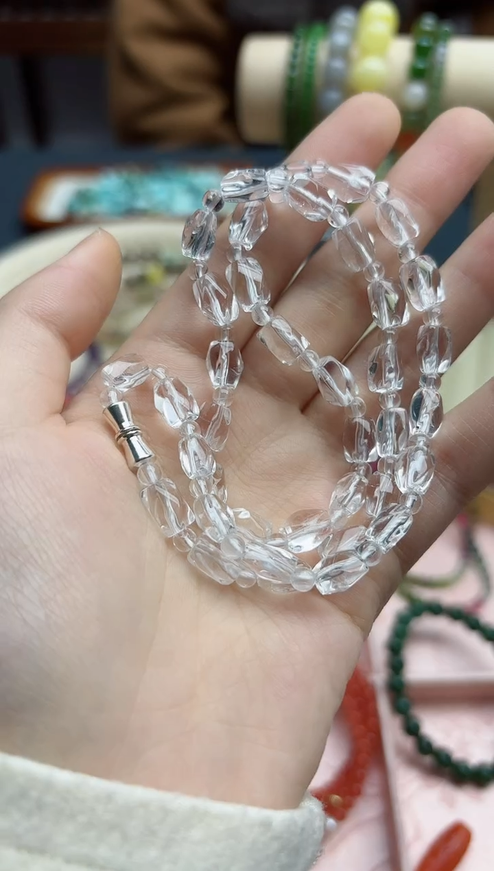 【闪购商品】水晶项链未镶嵌白水晶项链*1 ZD