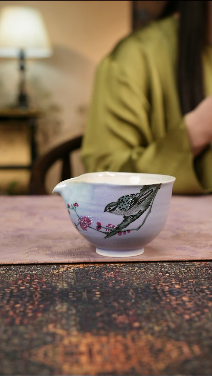 杯景德镇陶瓷杯碗柴烧多人