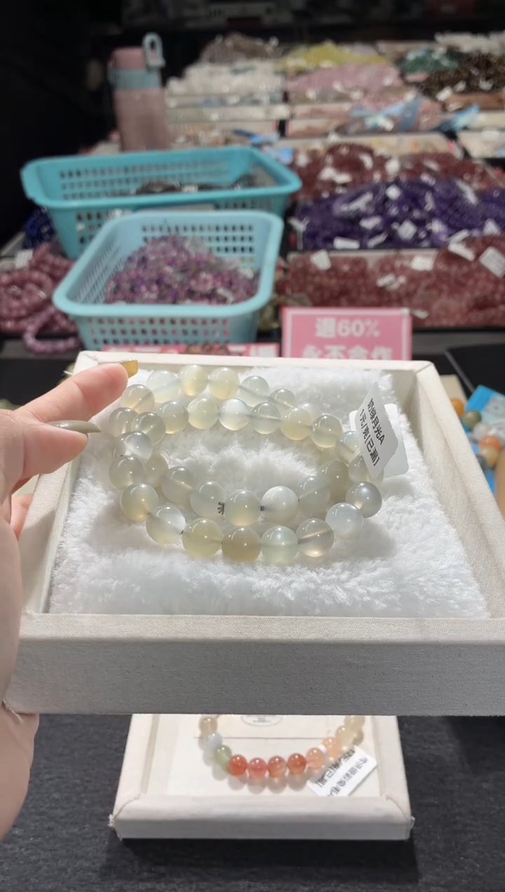 未镶嵌手链长石406号 2条多样性发一K  