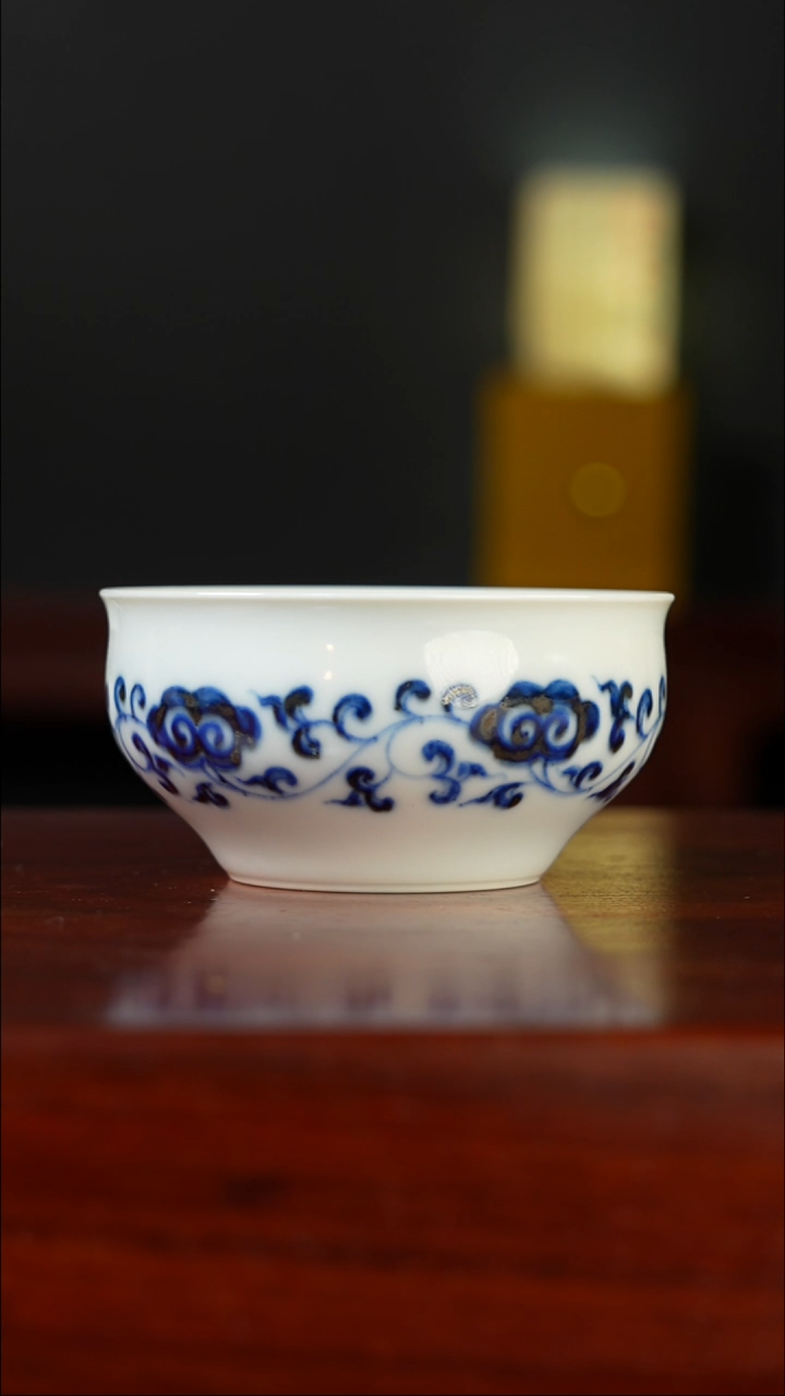 祖传窑真柴窑传承400年灵芝出唇杯