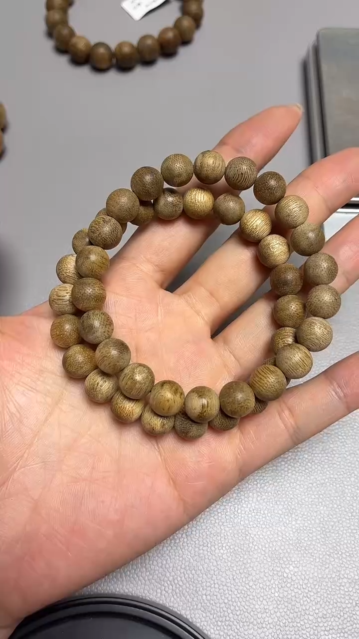 沉香手串达拉干圆珠单圈0.9多样性发其一