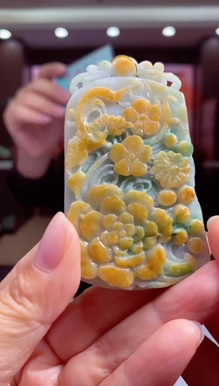 未镶嵌挂件翡翠翡翠吊坠YF-1