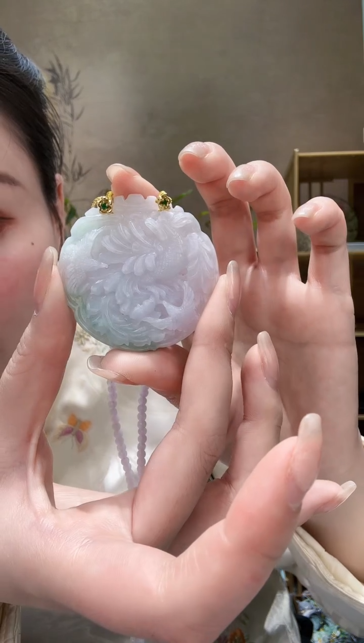 【闪购商品】翡翠耳饰未镶嵌吊坠