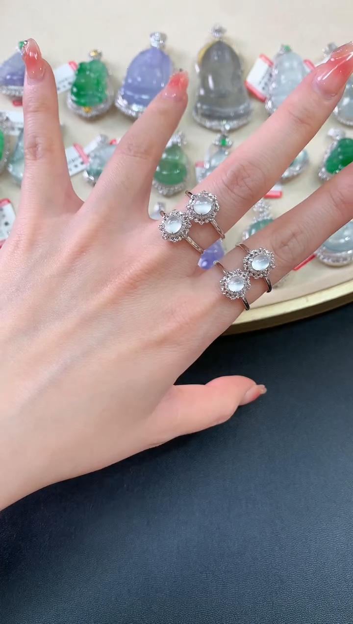 【闪购商品】翡翠戒指未镶嵌A683|2980