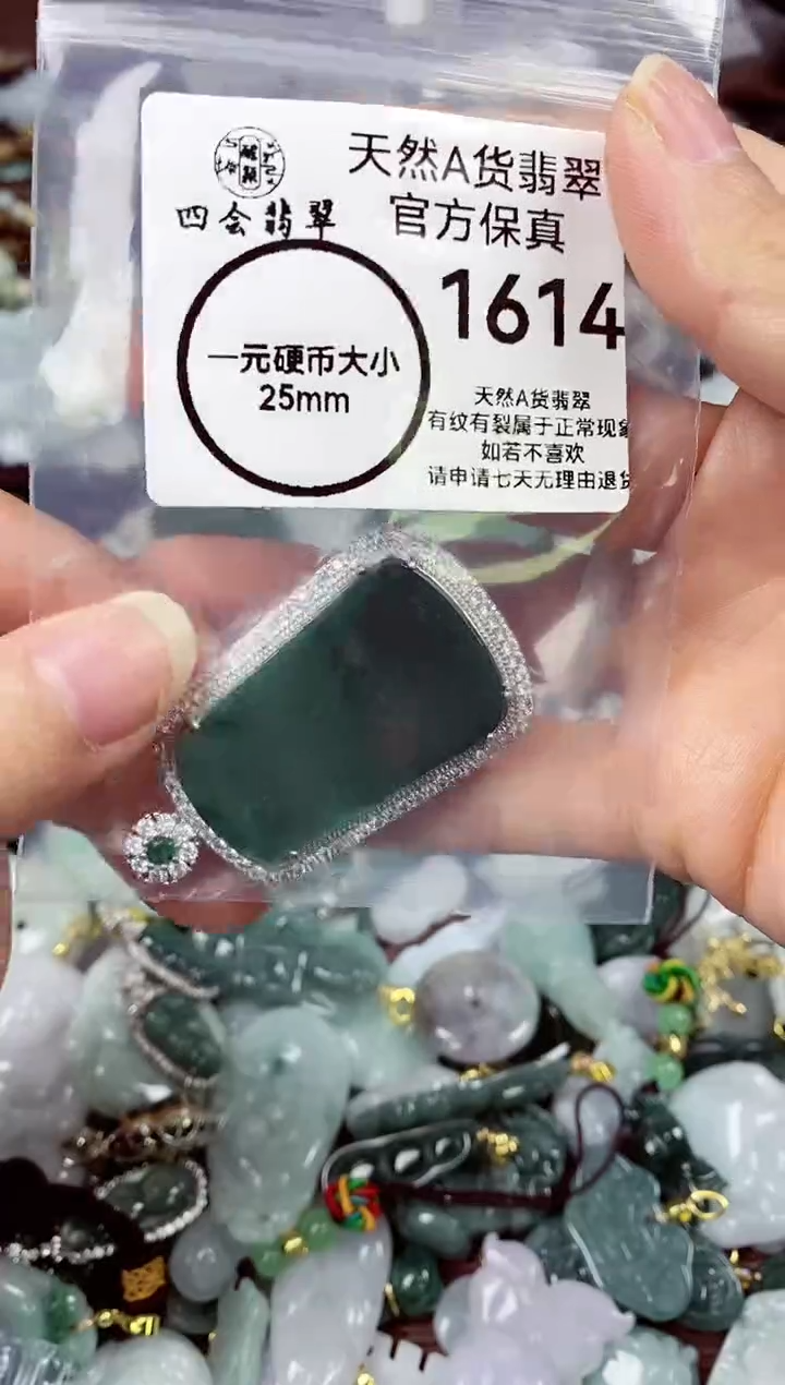 【闪购商品】翡翠颈饰未镶嵌天然A货翡翠1614