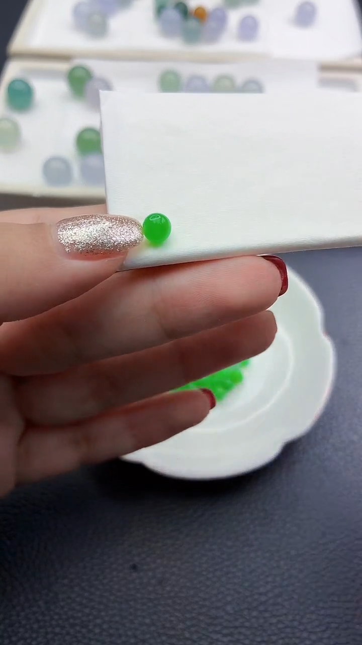 未镶嵌定制翡翠米*@7341