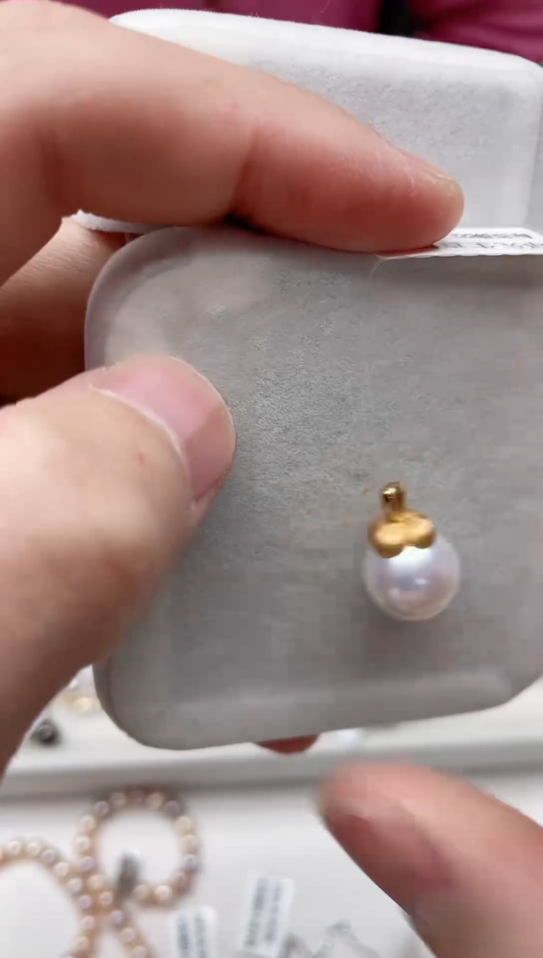 【闪购商品】淡水珍珠吊坠(不含链)银S925镶嵌吊坠