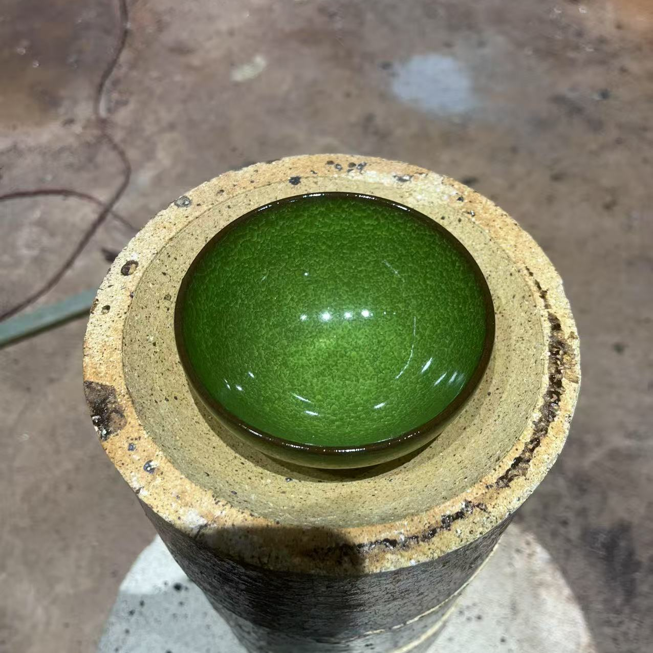 绿光之吻茶盏主人杯