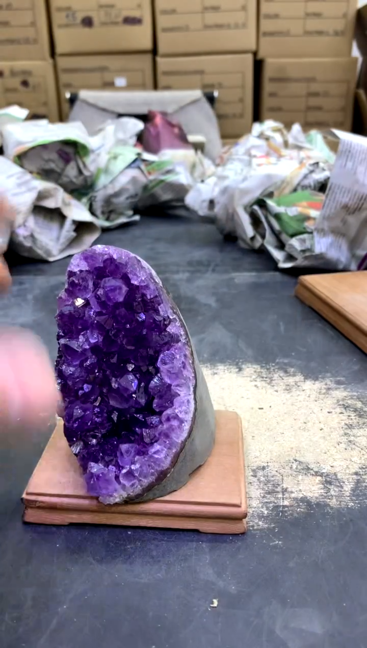 【闪购商品】水晶摆件未镶嵌天然紫水晶摆件487