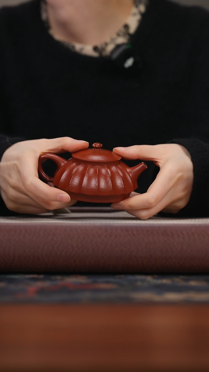 【闪购商品】紫砂茶壶hf大红袍 裙碟