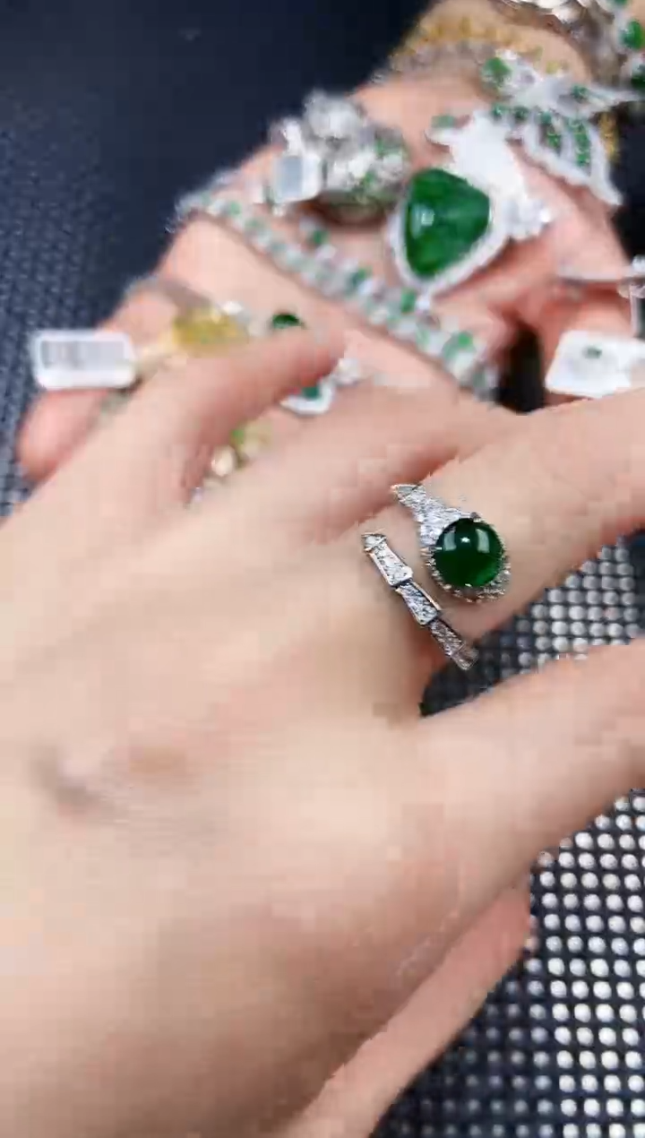 【闪购商品】翡翠戒指未镶嵌1111111111