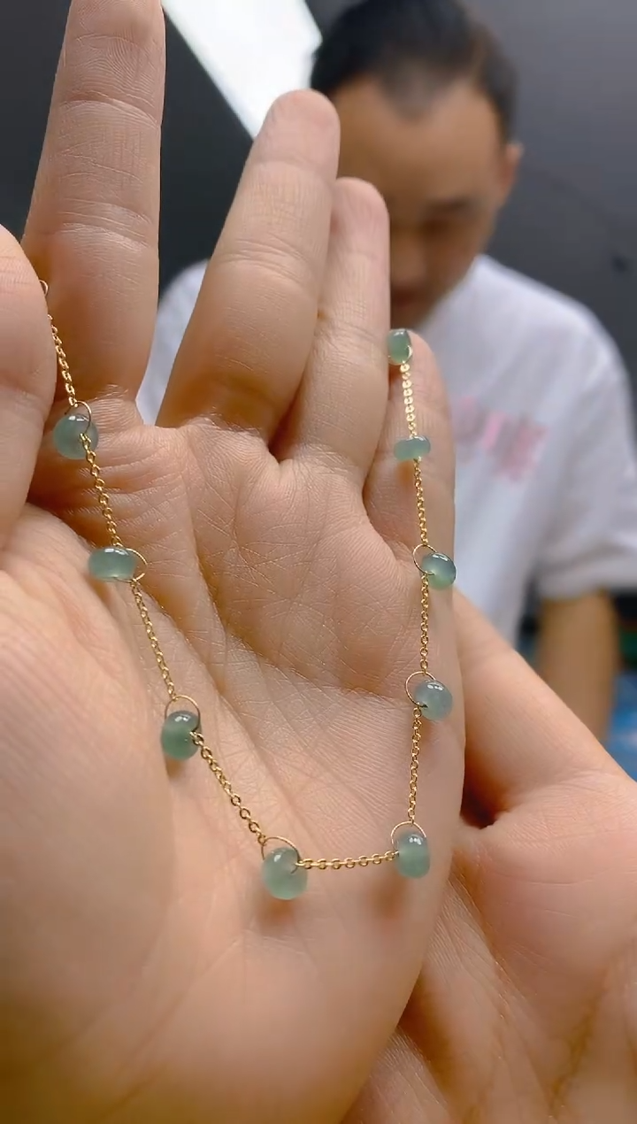 【闪购商品】翡翠耳饰合金0418翡翠手链