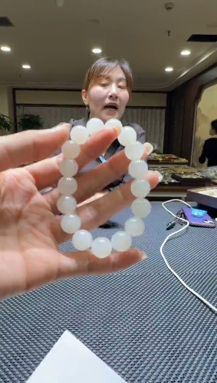 颈饰未镶嵌和田玉手串11-12（多样性发一）