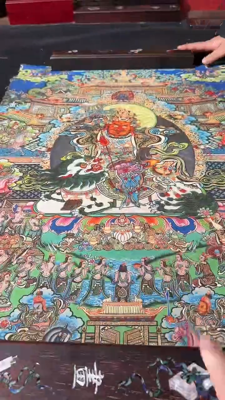 卷轴画藏式珍藏彩绘艺术馆87