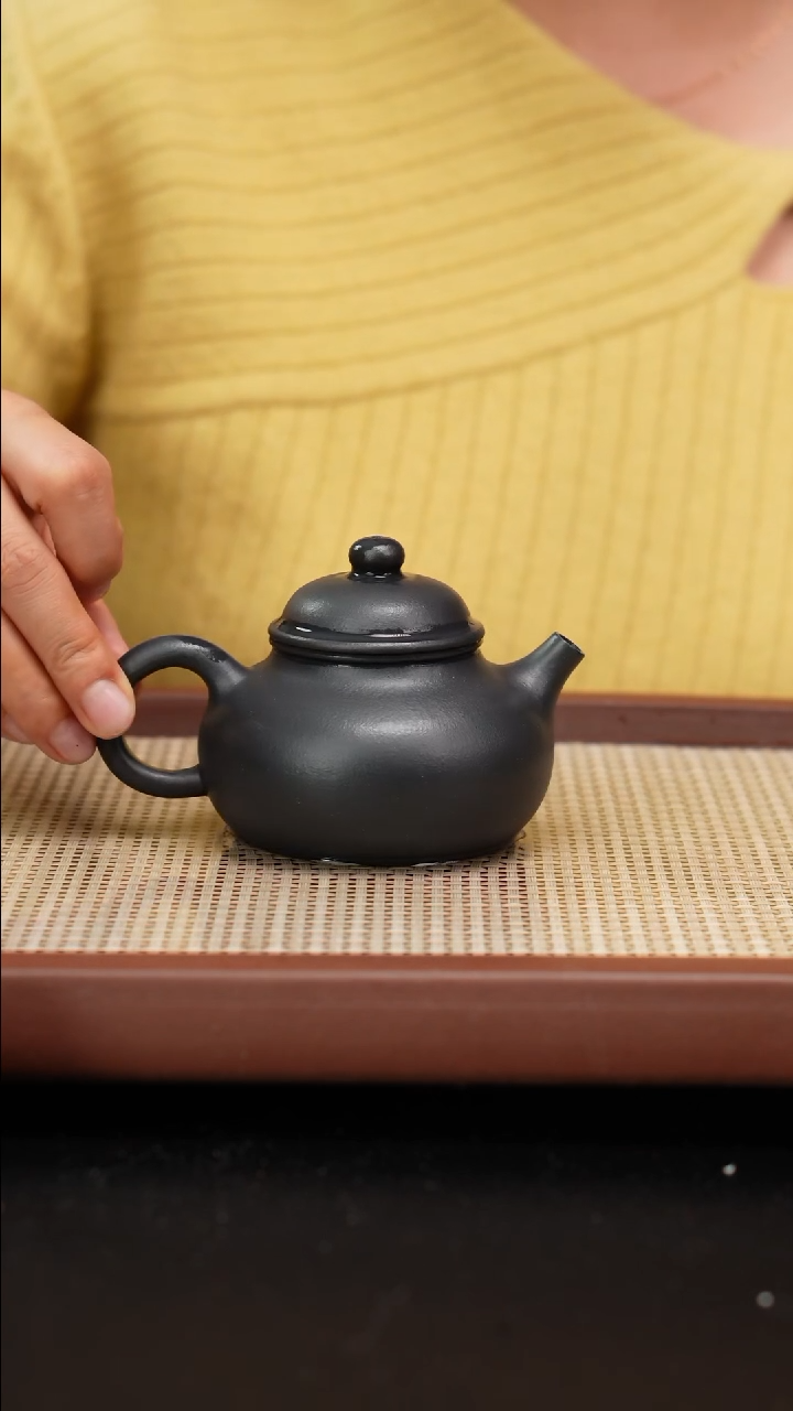 【闪购商品】紫砂茶壶全手工捂灰底曹清容天160