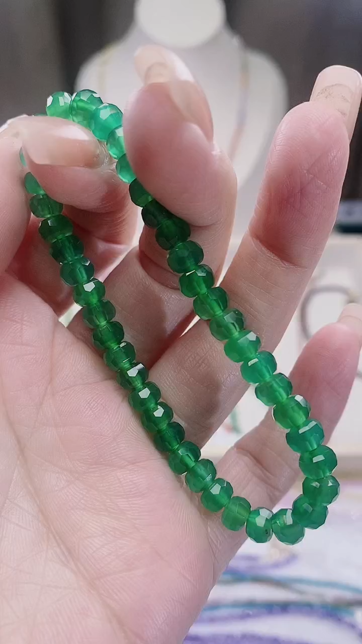 【闪购商品】祖母绿手链未镶嵌诗颜甄选珠宝SYZB40