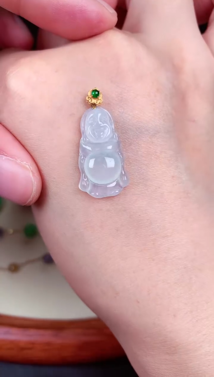 【闪购商品】翡翠吊坠(不含链)未镶嵌天然缅甸A货翡翠