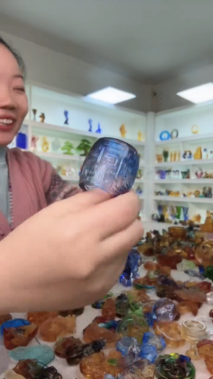 手工艺品琉璃盖置