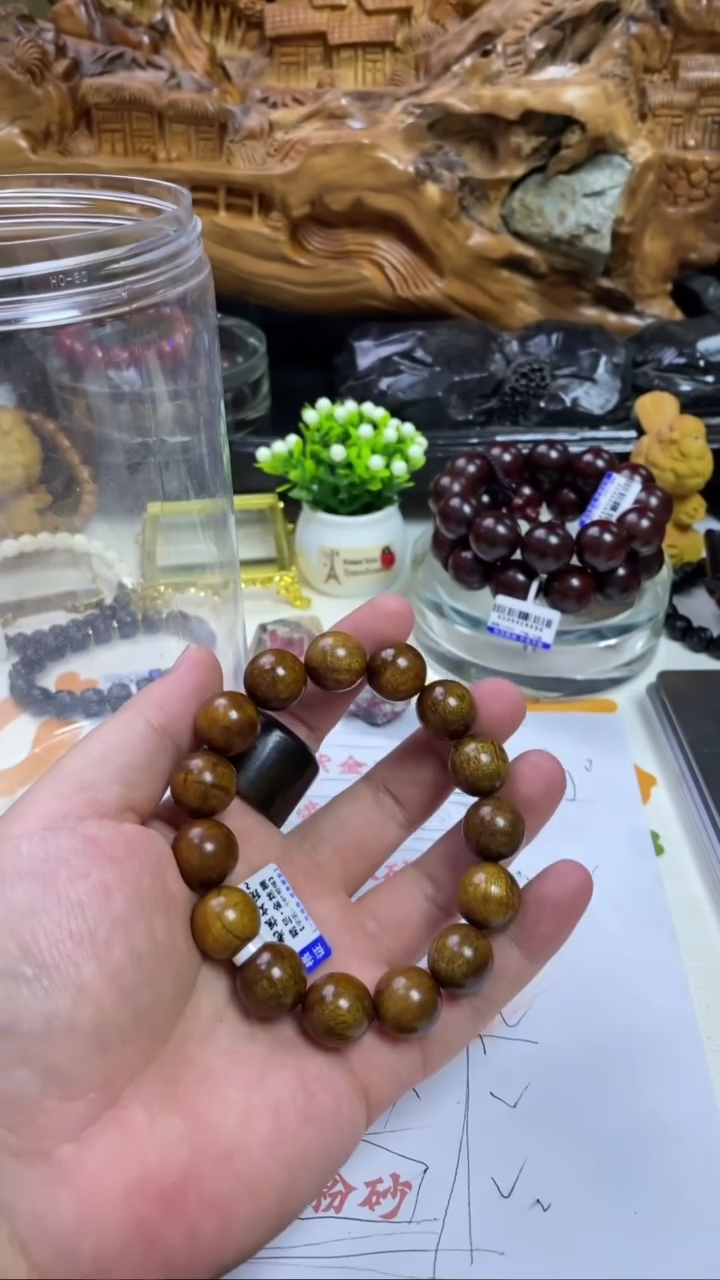 【闪购商品】楠木（金丝楠）手串/手链金丝楠1.5