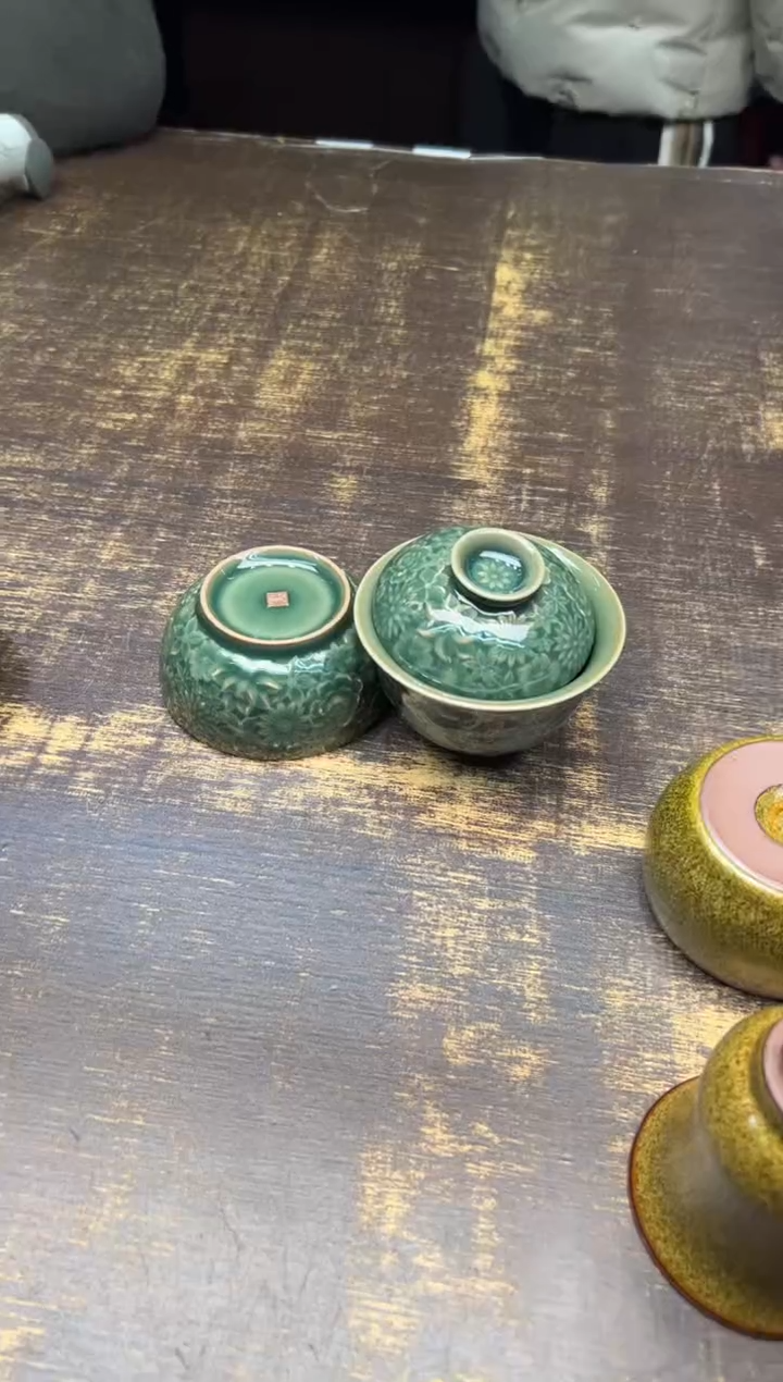 【闪购商品】/铁头 万花（二才碗+禅定杯）